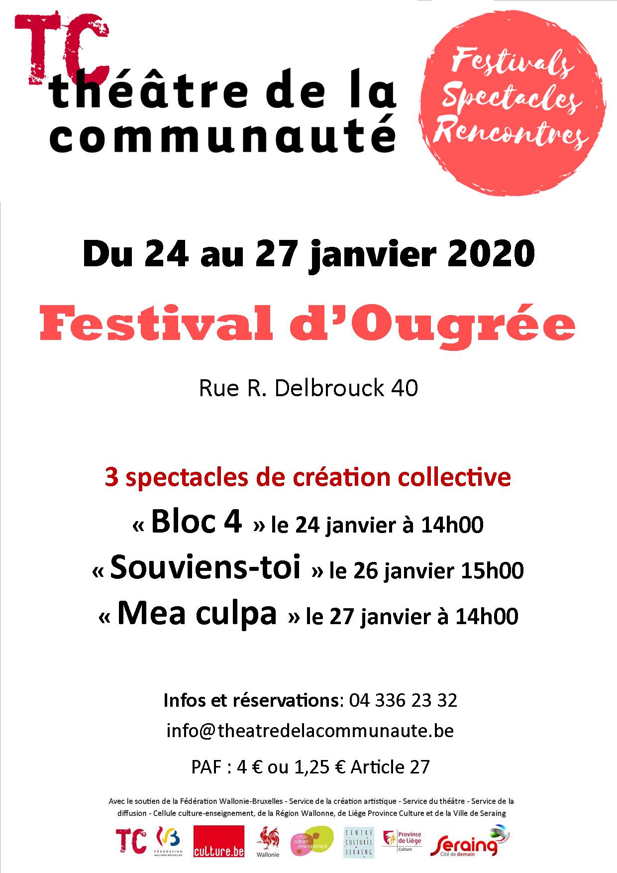 Affiche Festival dOugrée 2019 2020